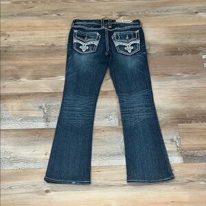 Rock Revivals size 30R Women's bootcut Blue Jeans